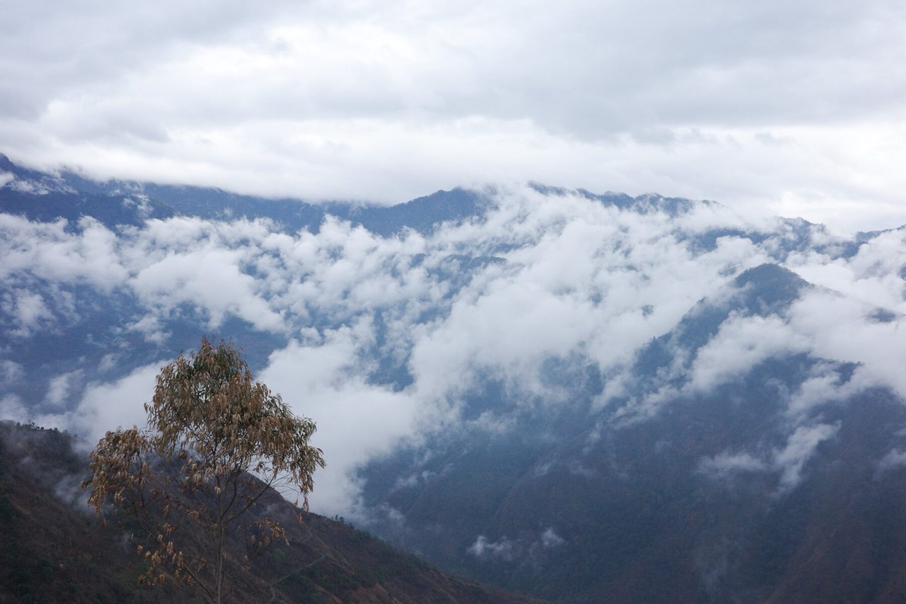 Lumla mountain view