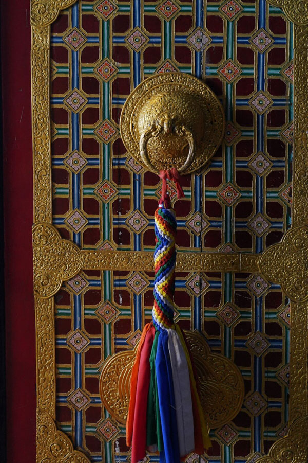 Tawang Monastery door