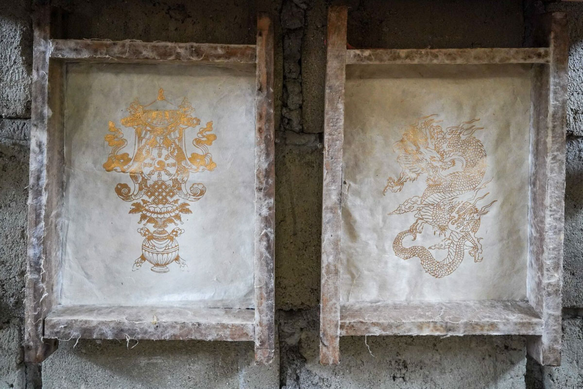 Traditional Mon Shugu paper crafts
